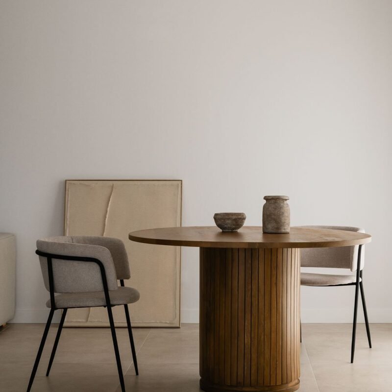 Mazette - Table ronde en Bois de Hêtre