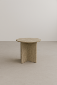 Camilla – Table basse en Travertin Naturel Amande