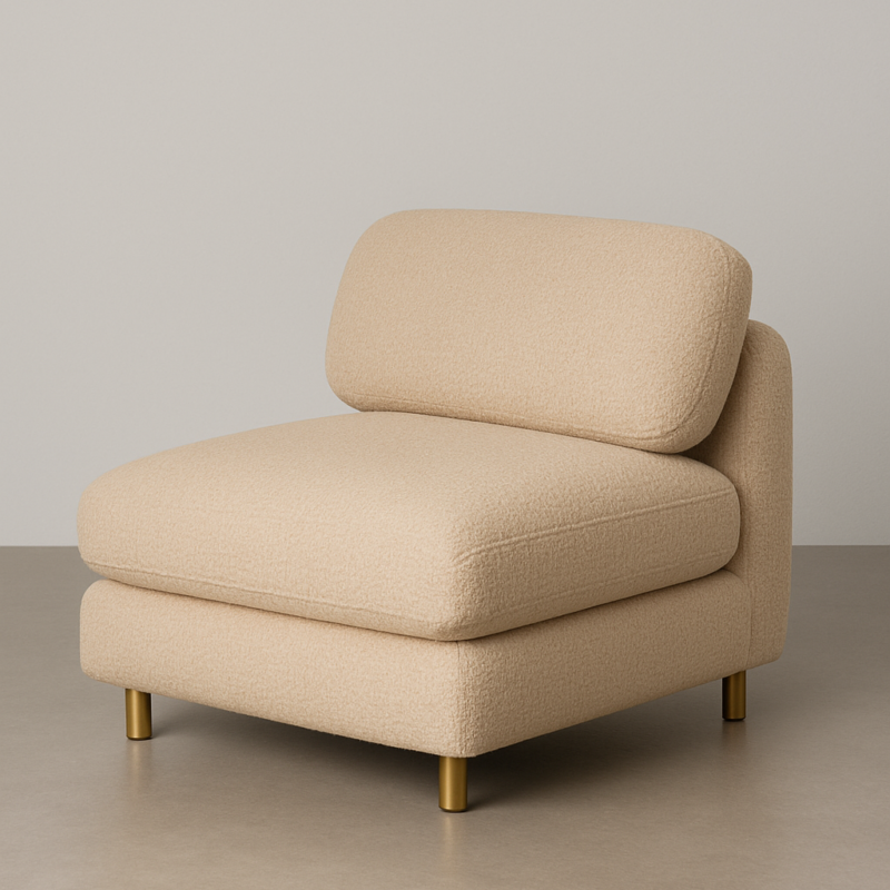 Alba - Fauteuil en bouclette